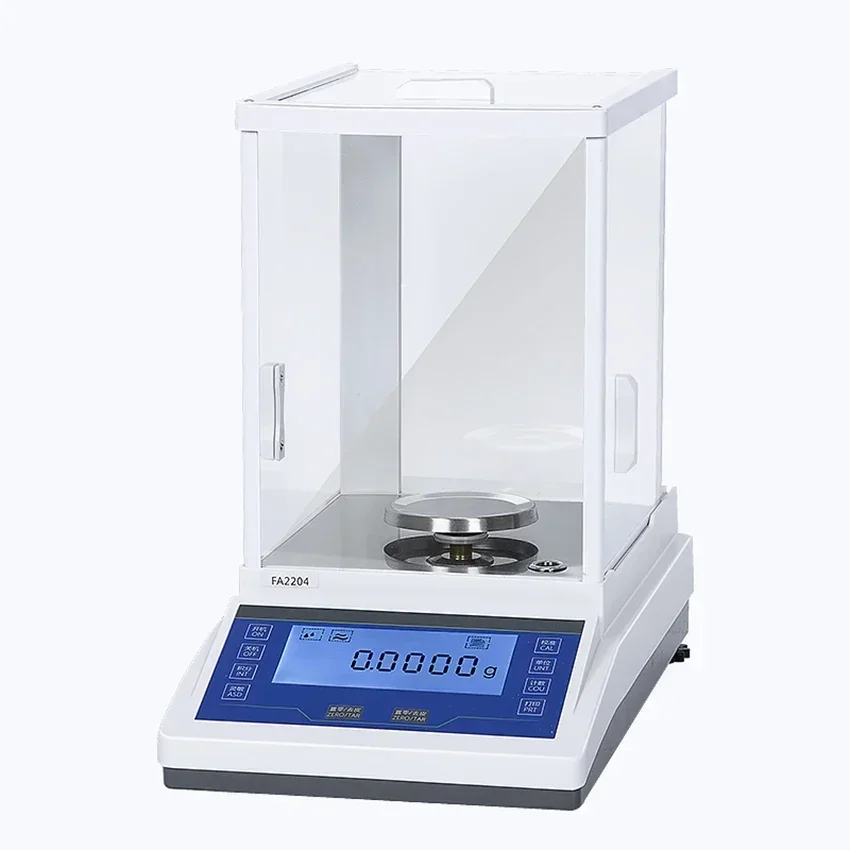 0.0001g 100-220g Electronic Analytical Balance Scale Lab High Precision Digital Laboratory Electronic Weighing Balance Scale