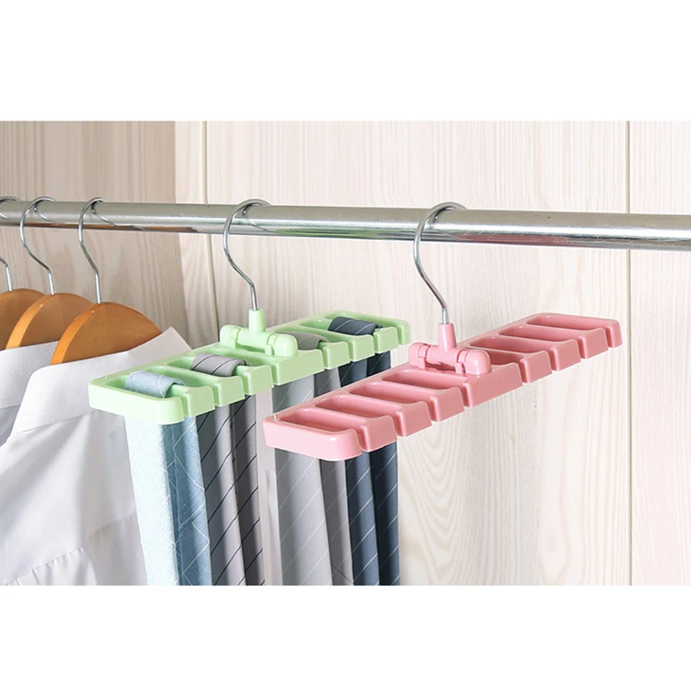 

1pcs Tie Hanger For Belt Necktie Scarf Storage Organizer Anti-Slip Rack Closet Space Saver Hang Holder Strap Hanger