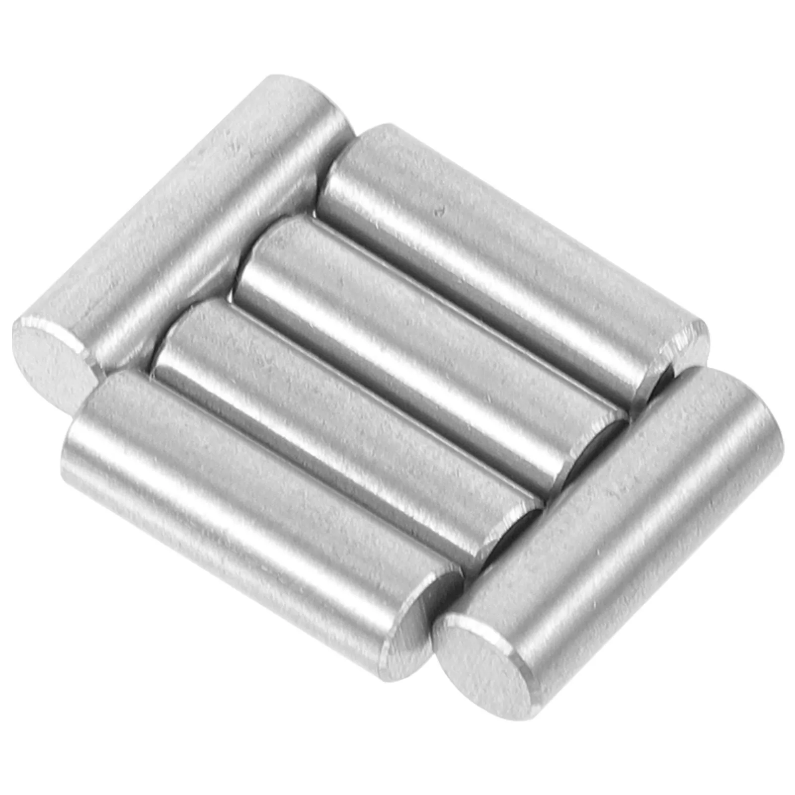 

6Pcs Guitar Humbucker Pickup Polepiece Rods Bass Electric Guitar Cylinder Bars Replacement Durable Aluminum Cobalt 15x5mm