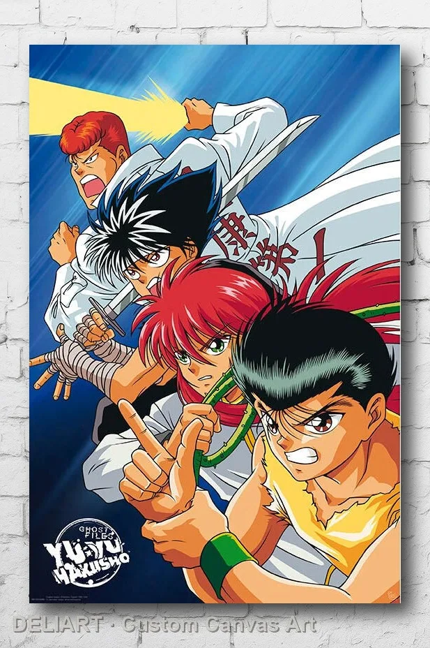 

YU HAKUSHO - Canvas Poster Custom Size Available Room Decoration Home Decor Wall Art