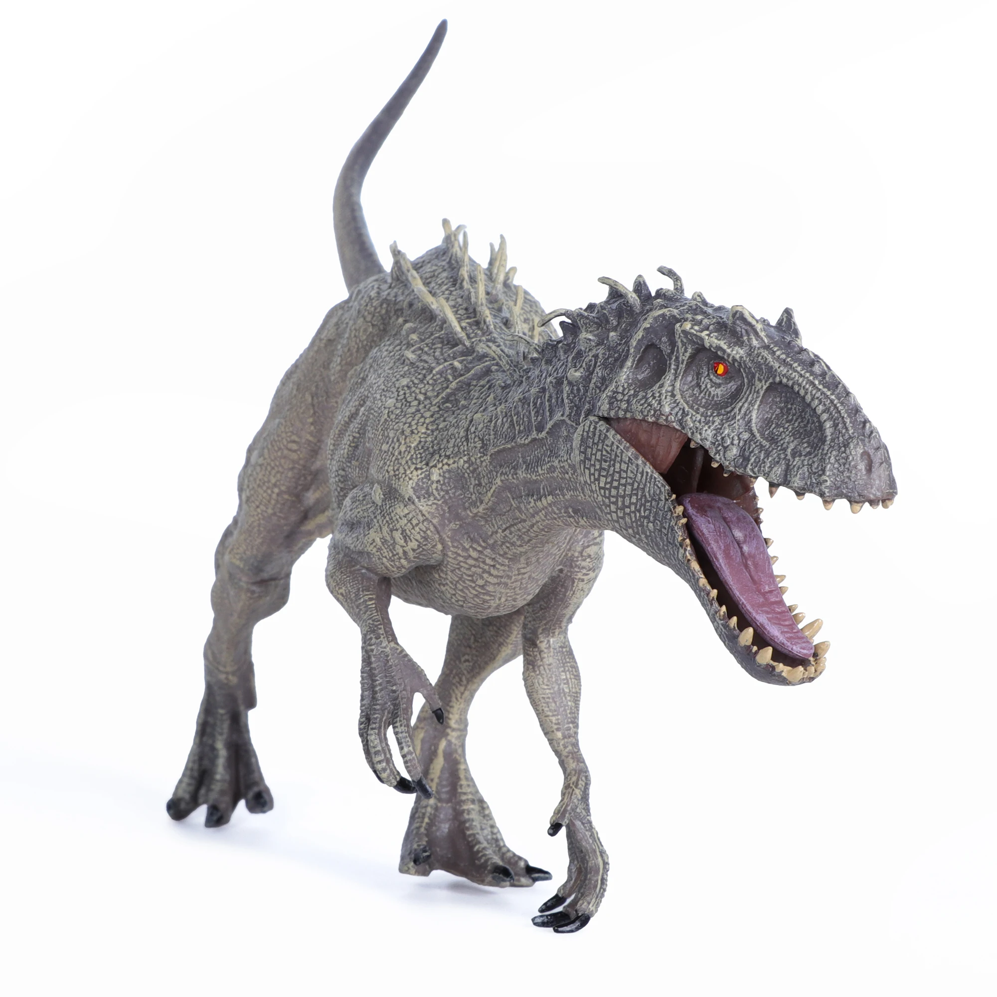 لعبة ديناصور شخصيات إندومينوس ريكس، ريكس واقعي مع فك متحرك، نموذج حيواني تعليمي للجامع، هدية عيد ميلاد