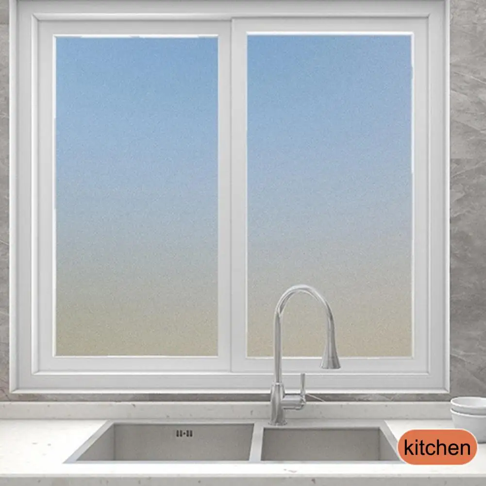 Glass Frosted Window Film Roll for Privacy Uv Sun Blocking Home Office Bathroom Static Glass 30/45x100cm Privacy