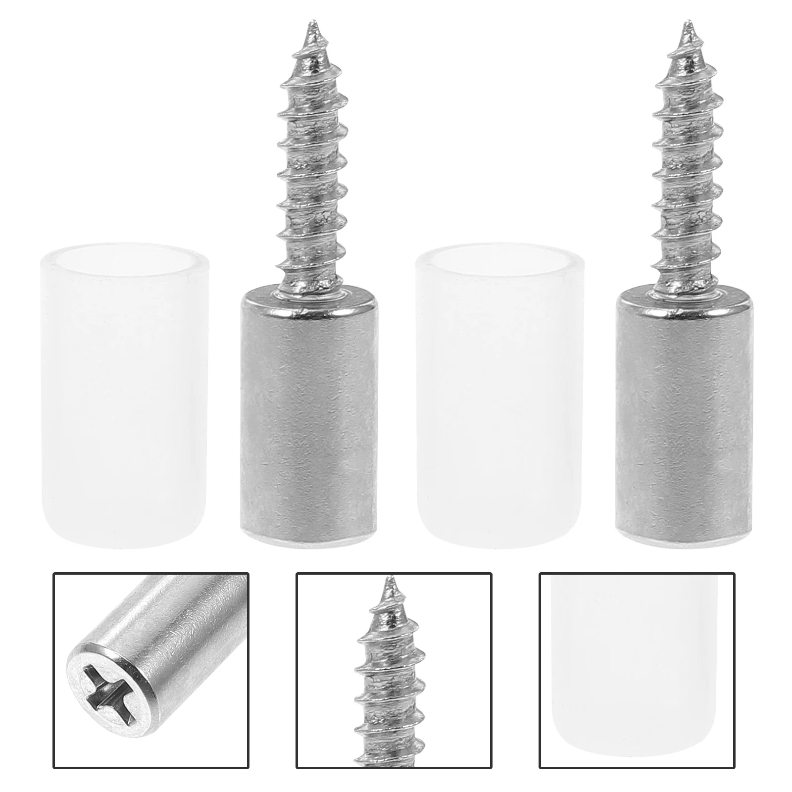 12 Pcs Shelves for Bedroom Shelf Support Supports Wall Stand Screws Pegs Clear Record Rack Bookshelf Clips Cabinet Pin