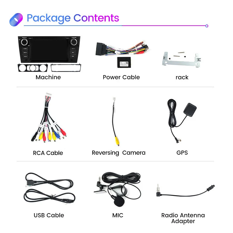 MEKEDE Android 15 HD Screen For BMW 3-Series E90 E91 E92 E93 Car Stereo Multimedia System GPS WIFI Carplay 2 Din Auto Radio