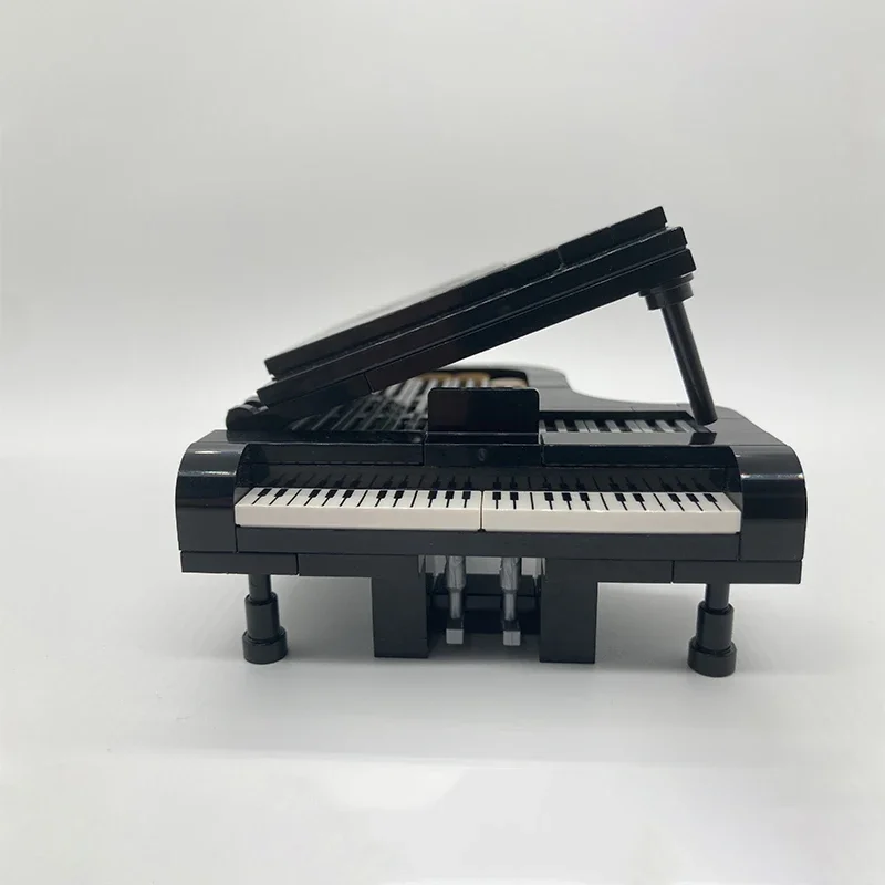 Musical Instrument Series Model MOC Building Bricks Grand Piano Modular Technology Gifts Holiday Assemble Children Toys Suit