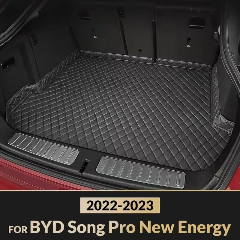 

Коврик в багажник автомобиля для BYD Song Pro New Energy 2022 2023, коврик для багажника, аксессуары для интерьера, чехол