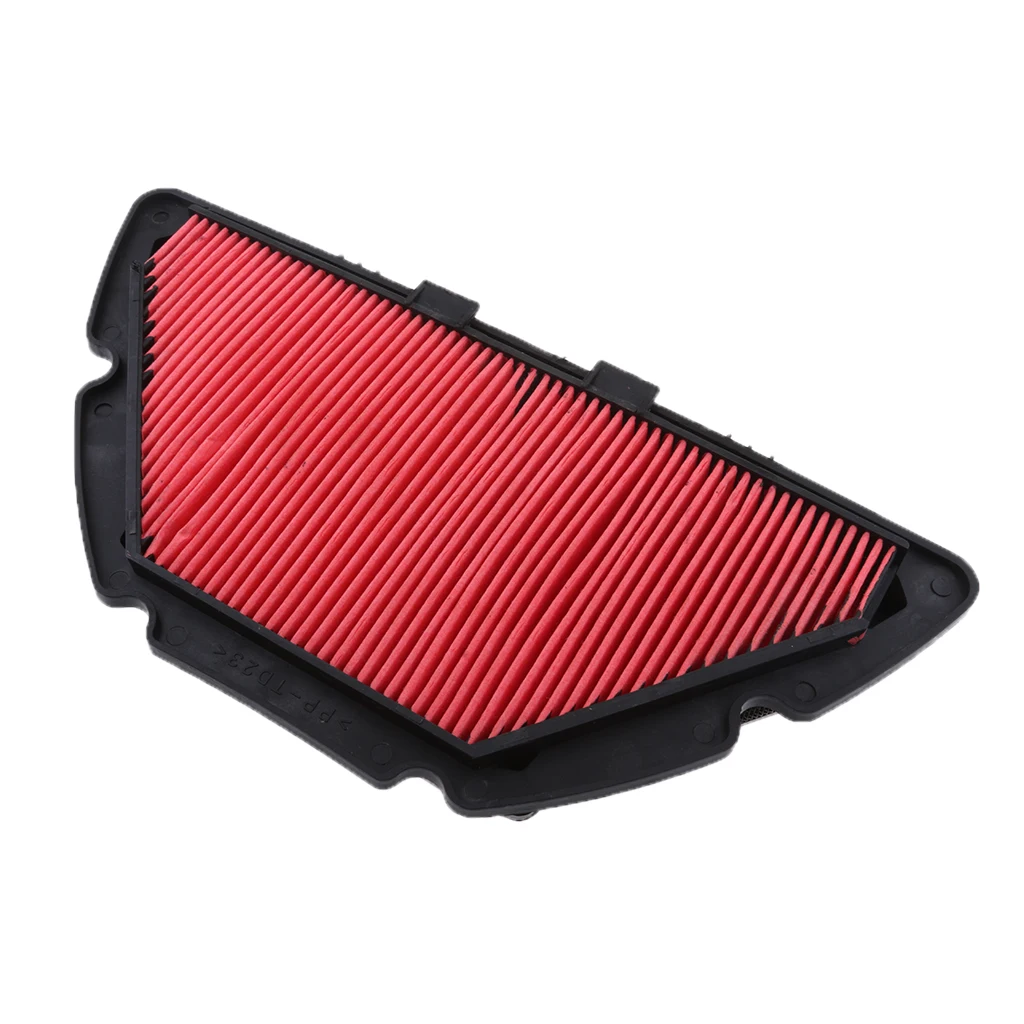Motorcycle Air Filter High Flow Air Cleaner Dust and Sand Protection Red for Yamaha R1 YZF 2007 2008