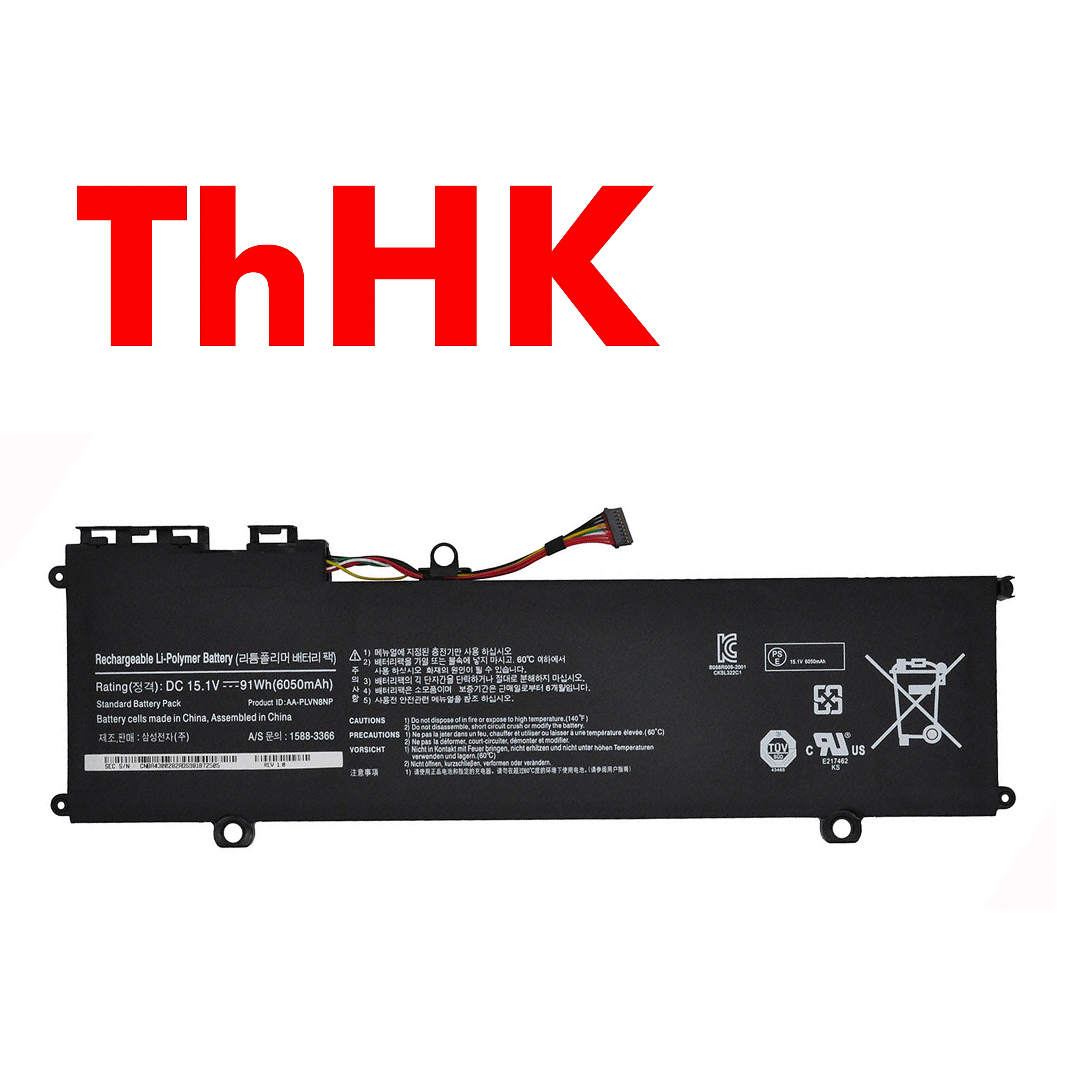 ThHK 6700MAH AA-PLVN8NP Battery For Samsung ATIV Book 8 Touch 780Z5E 880Z5E NP770Z5E NP780Z5E NP880Z5E NP870Z5E NP870Z5