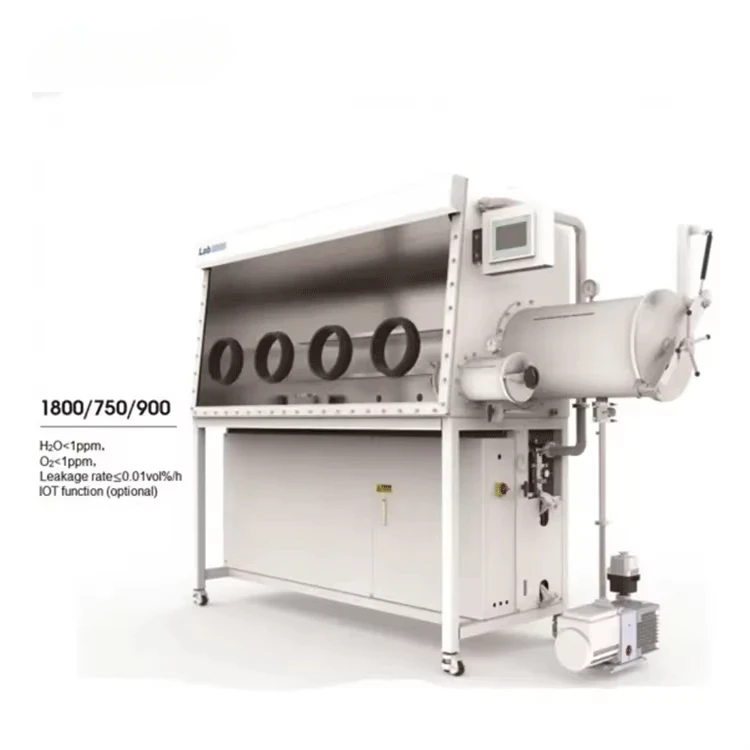 Laboratory Stainless Steel Big Vacuum Double Station Glove Box