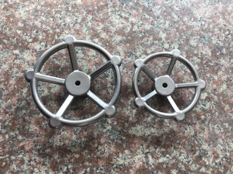 Stainless steel handwheel 304 plum blossom small handwheel solid precision casting valve handwheel runner gate valve