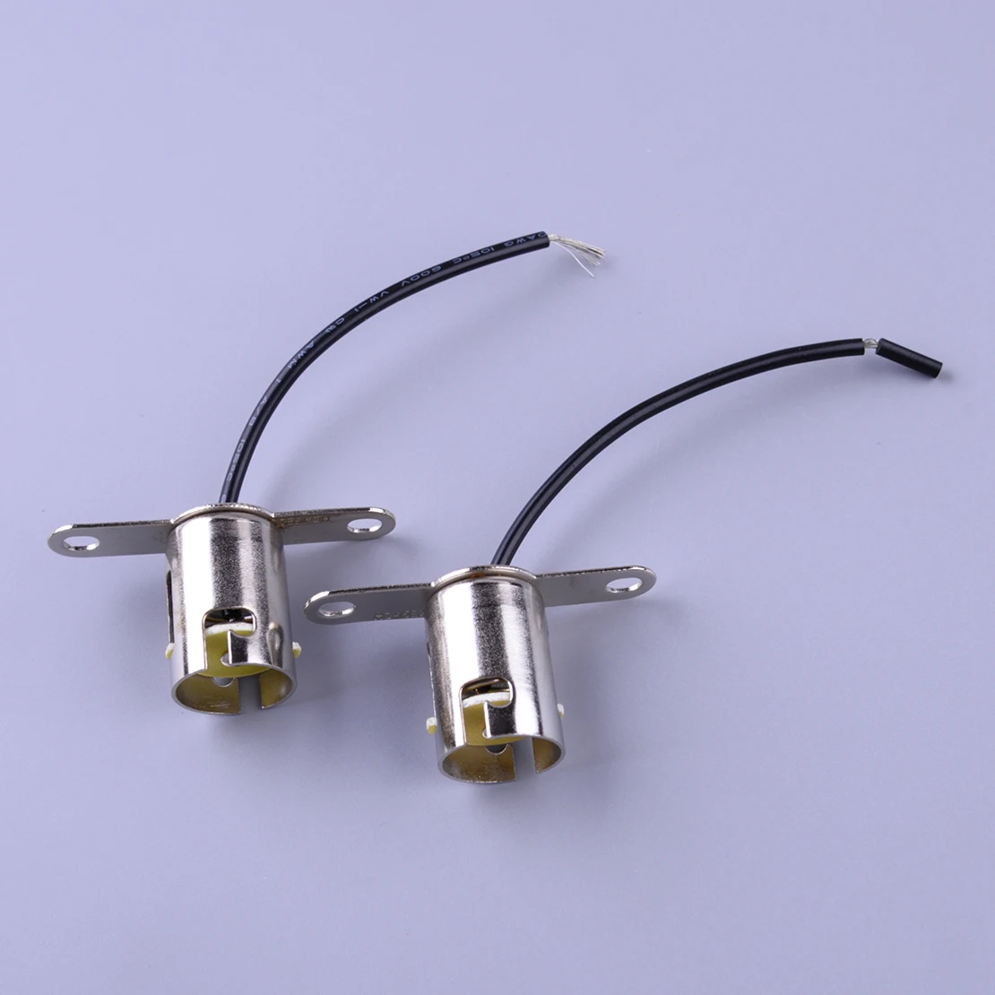 

2pcs Universal Car 1156 1157 BAY15D LED Light Bulb Socket Holder with Wire Cable Connector 0-5A 3-36V