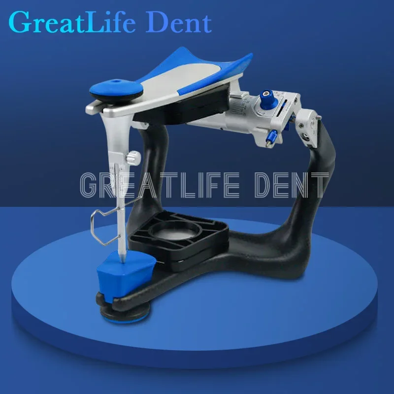 GreatLife Dental Lab Articulatory z włókna węglowego W pełni regulowany zestaw do twarzy z dokładnym tynkiem kompatybilny z systemem Amann