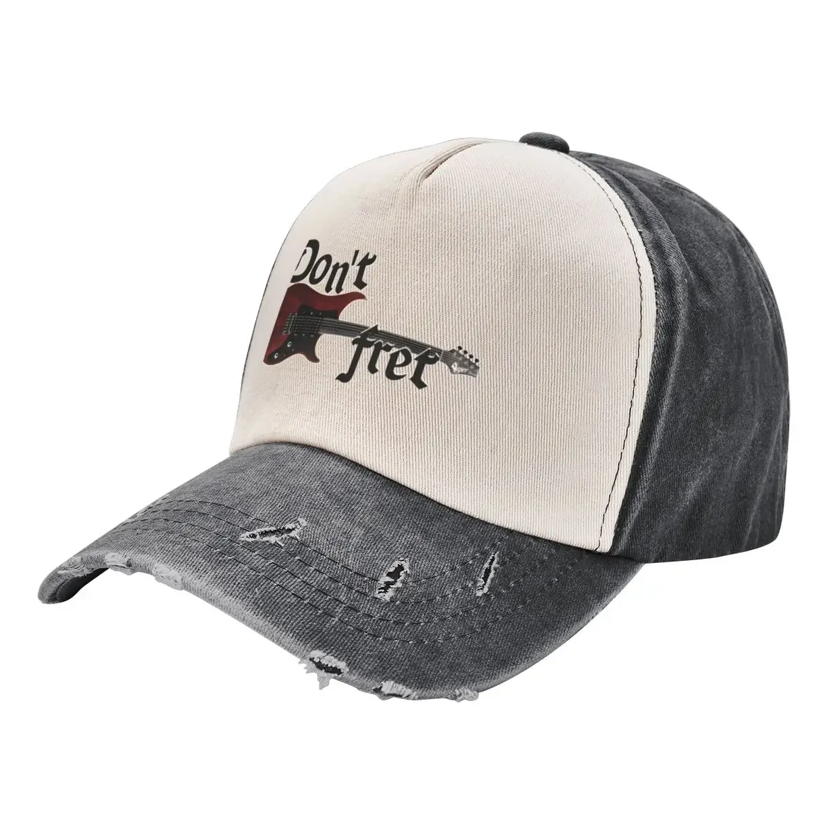 

Don't Fret - Fretless Guitar Baseball Cap Rave sun hat For Women Men's