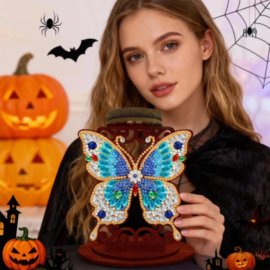 

Animal Rhinestone Drawing Candlestick Decor Diamond Painting Candle Holder Diamond Art Aromatherapy Candle Holder for Home Decor