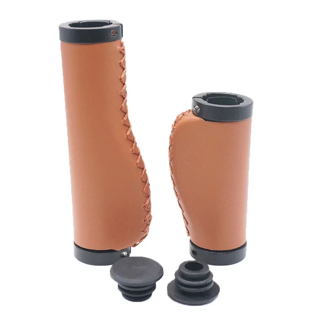 Mtb Grips PU Lederen Fietsstuur Mouw Accessoires Gemodificeerde Fietsstuur Mouw met Stuur Road Fiets Grip