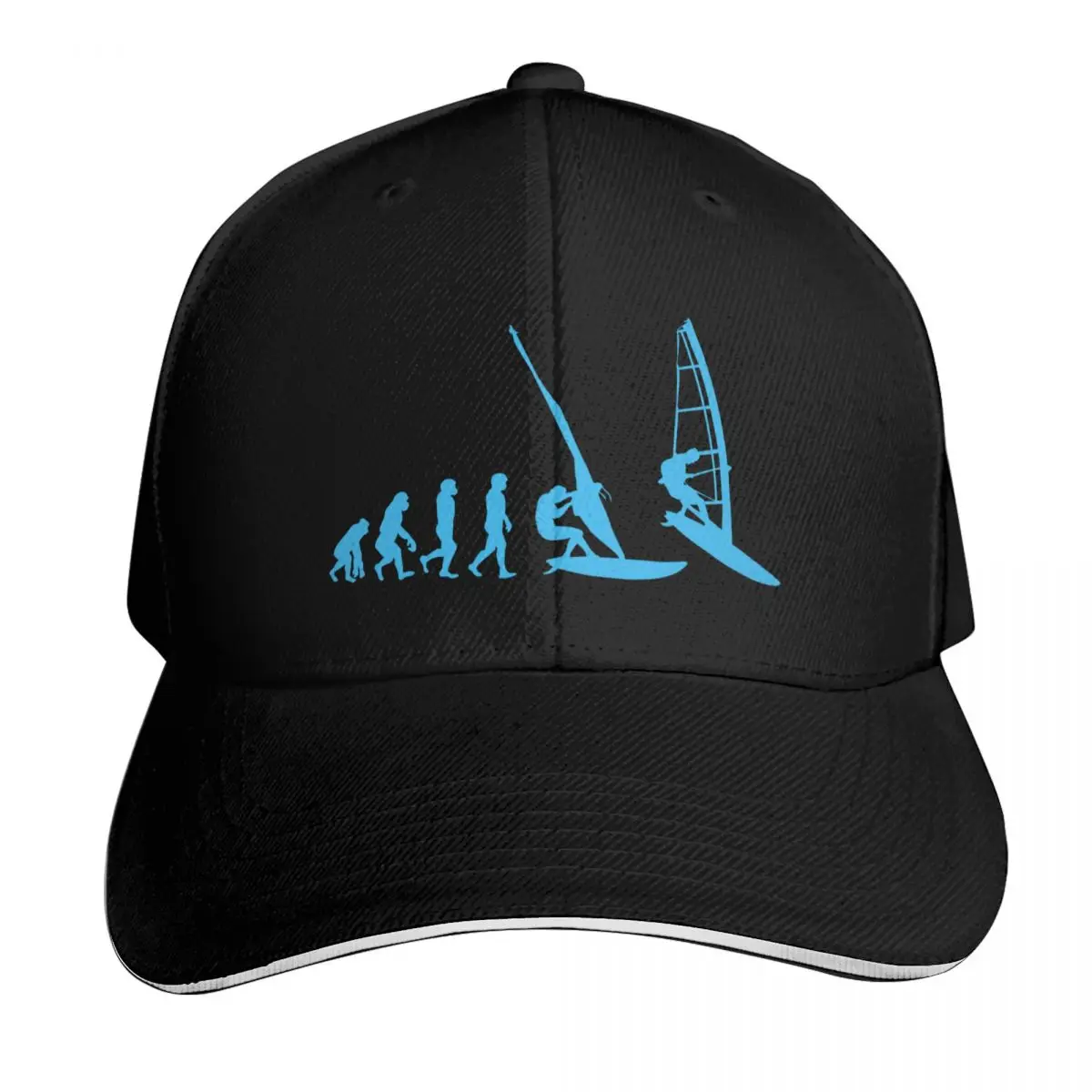 Casquette de baseball Windsurfer, modèle évolué, avec dos en maille respirante, fermeture à boucle réglable, évacuation de l’humidité et séchage rapide.