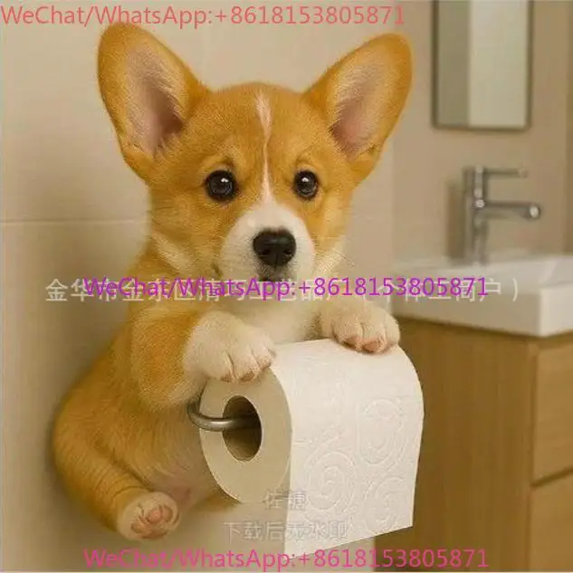 Series tissue holder cute decoration home statue toilet wall hanging roll paper storage