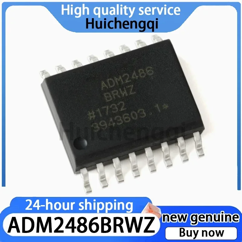 1PCS ADM2486BRWZ-REEL SOIC-16 Half Duplex RS-485 Transceiver Chip