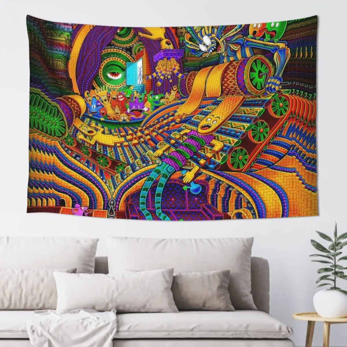 

The Conductor of Consciousness Tapestry Wallpaper Room Decor Japanese Room Decor Tapestry