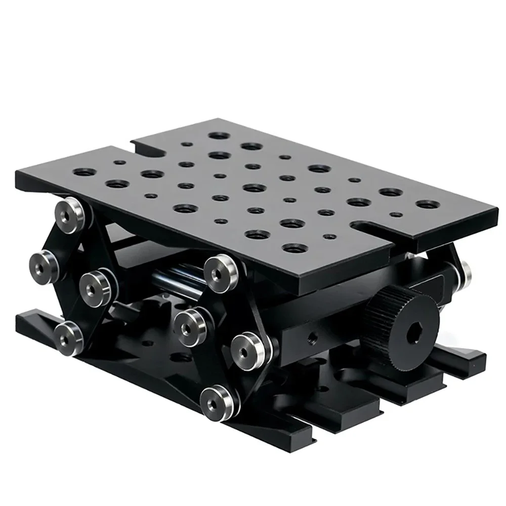 

PT-SD415 Precision Z-Axis Manual Lift Platform 25mm Travel 25kg Load Lab Micro-Adjustment Stage