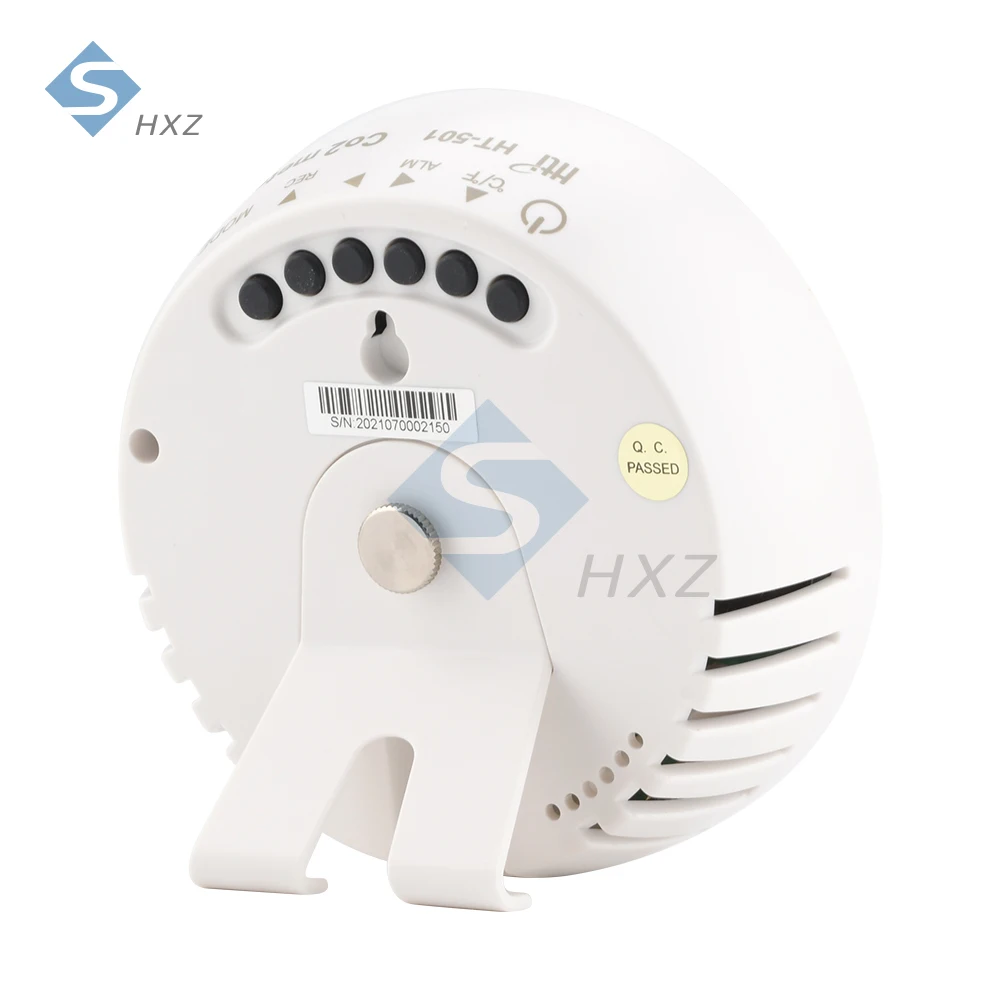 CO2 가스 감지기, HT-501 디지털 공기 품질 모니터 ℃ / ℉   스위치, 베이비 룸/사무실용 휴대용 정확한 CO2 테스터