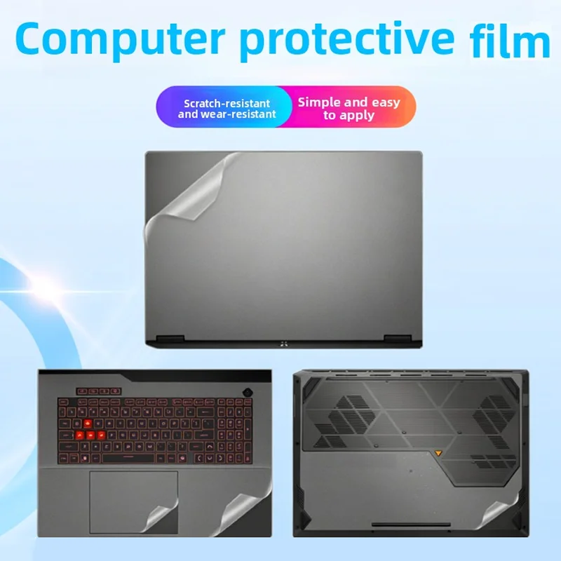 for ASUS TUF Gaming F16/A16/A15/A17/A18 computer sticker FA808 screen keyboard FX608L fuselage shell FA707 skin protection film