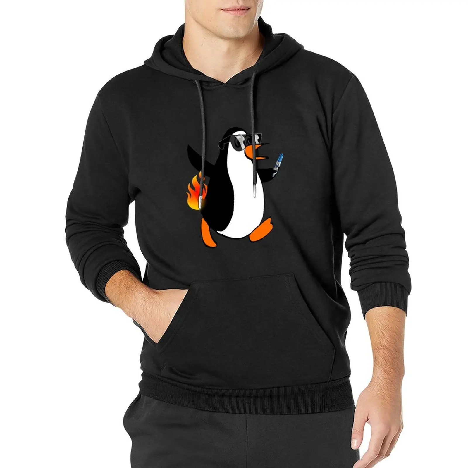 

Like a Penguin With His Butt on Fire Pullover Hoodie korean autumn clothes autumn new products autumn clothes anime hoodie