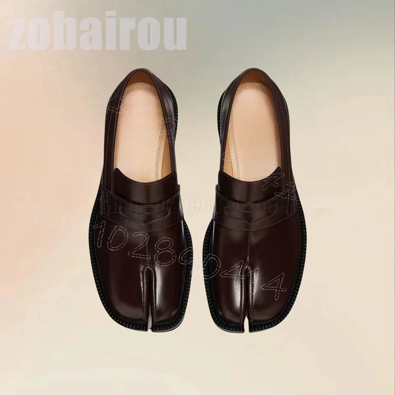 Burgandy Horse Hoof Matte หนังแฟชั่น Slip On รองเท้าผู้ชาย Luxury Handmade Party จัดเลี้ยงเดท Office Men Casual รองเท้า