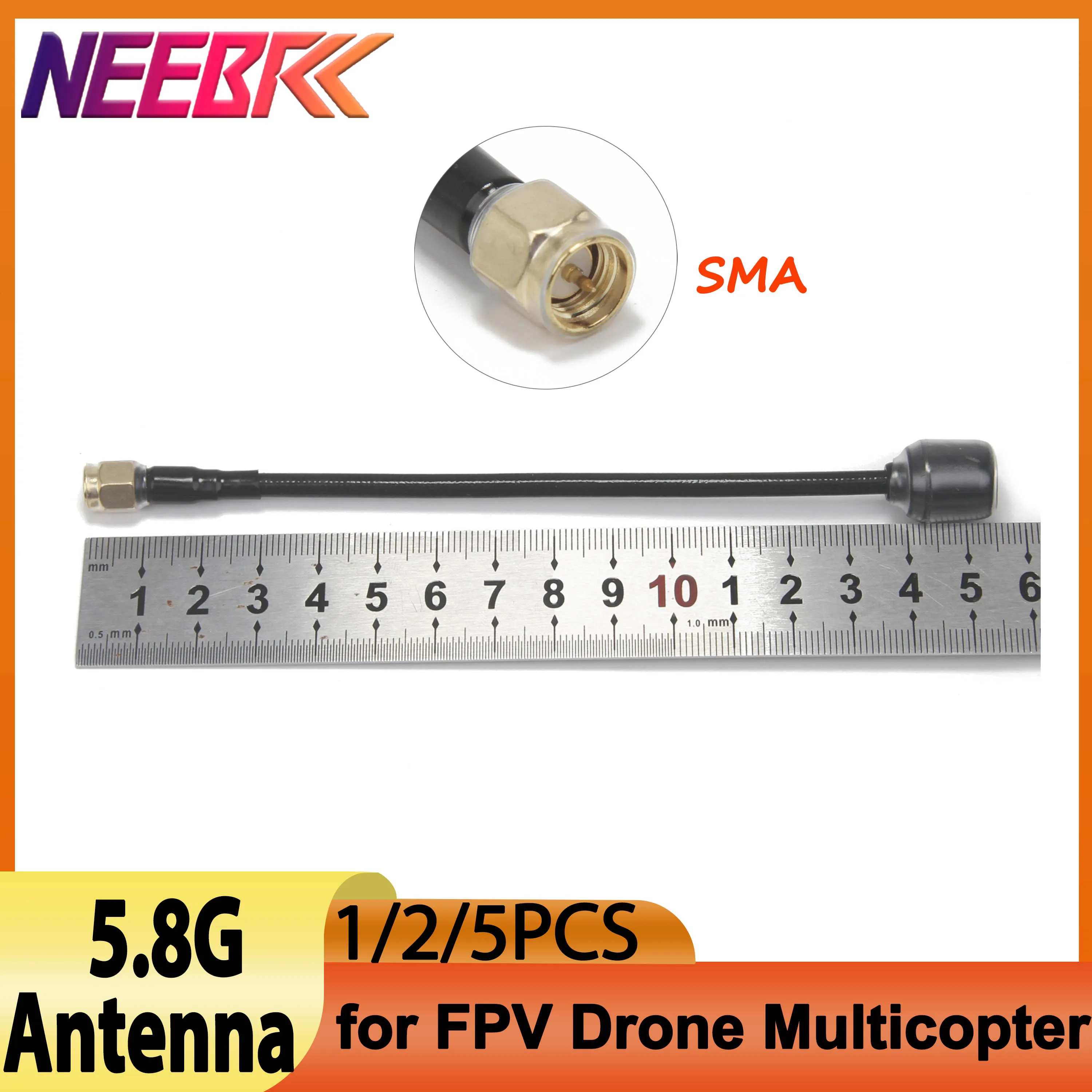 

1/2/5 шт. Lollipop 5,8G 150 мм 5Dbi FPV VTX антенна SMA для RC Freestyle FPV Racing Drone Multicopter Quadcopter VTX DIY Запчасти
