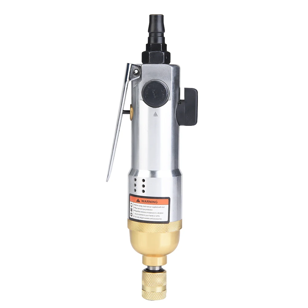 High Torque Pneumatic Screwdriver Front Exhaust Metal Body Air Screwdriver Forward Reverse Compressed Air Powered