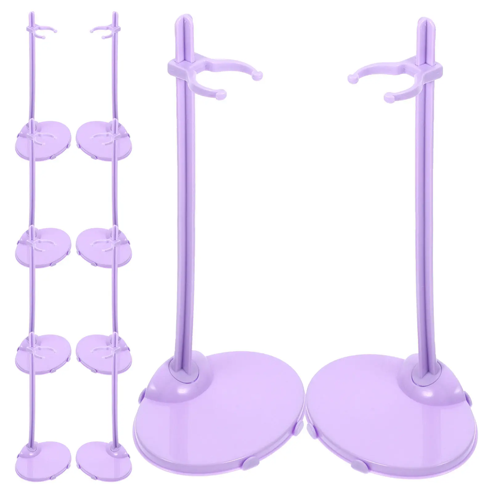 

10Pcs Portable Figure Stands Holder Scientific Grip Part Sturdy Durable for Kids Gifts on Special Days Stand