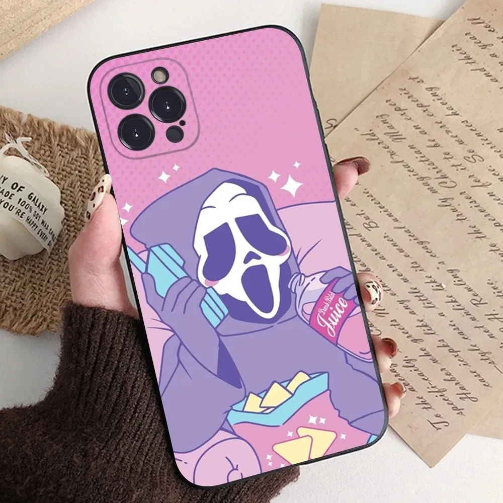 Ghostface Scream Terror Horror Silicone Phone Case For Samsung Galaxy S10 S20 S21 S22 S23 S24 FE Plus Ultra Note 20