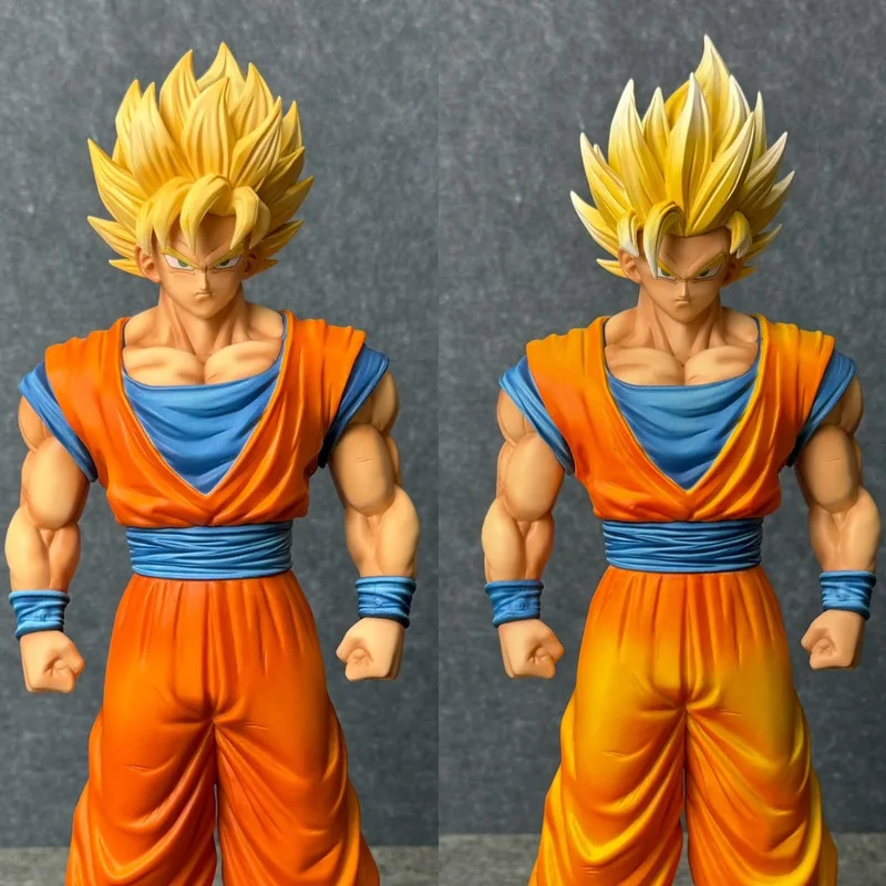 JT Studio HY Dragon Ball Z Goku Super Saiyan 1 2 SSJ1 SSJ2 Anime Momel figura de acción estatua 32cm DBZ Dragonball juguetes coleccionables