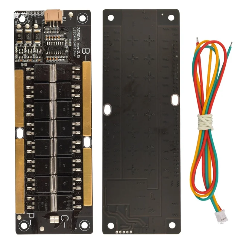 

A72T True Standard Continuous Current Balance Protection BMS 3S Ternary Same-Port Lithium Battery 12.6V 50A Protection Board