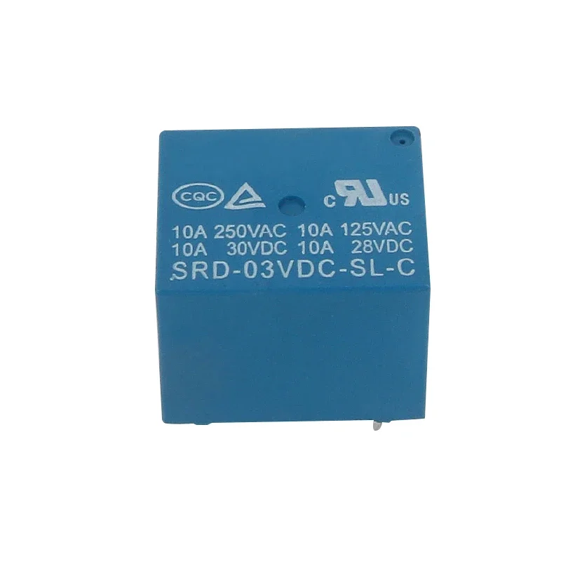 リレーSRD-03VDC-SL-C SRD-05VDC-SL-C SRD-06VDC-SL-C SRD-09VDC-SL-C 3v 5v 6v 9v 12v 24v 48v 10a250vac 5ピン