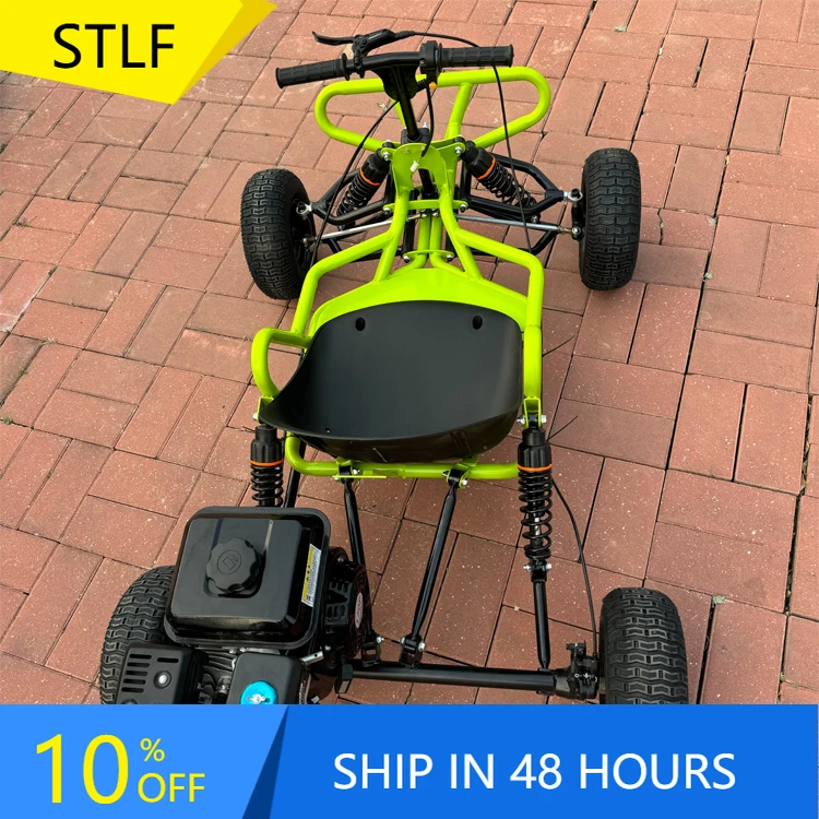 

STLFChildren 70km/h Amusement Park Track Karting Car Outdoor Go Kart 212CC 4-Stroke Adults Racing Kart for Karting Venu