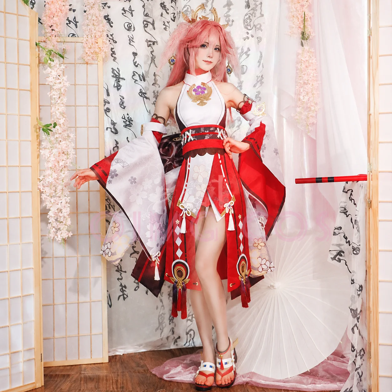 

High Quality Yae Miko Cosplay Costume Uniform Anime Chinese Style Halloween Costumes for Women Game
