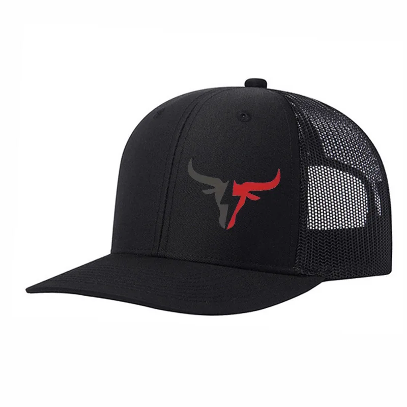 الربيع الصيف الجديد الثور رئيس طباعة ظلة صافي قبعة أوروبا أزياء الهيب هوب شاحنة قبعة قابل للتعديل الشارع الرقص قبعة بيسبول #6