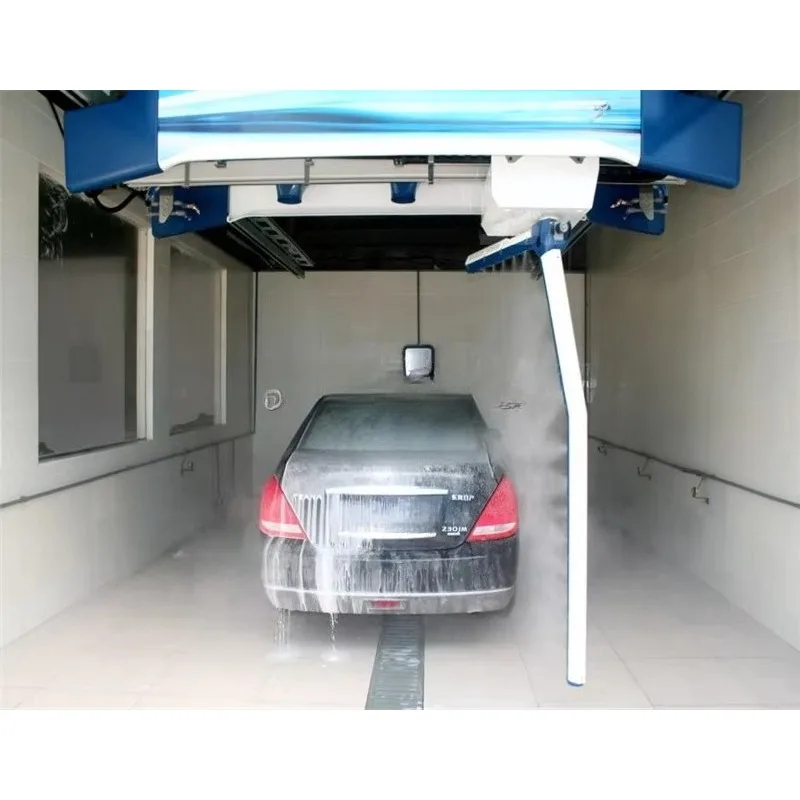Touch Free Vehicle Cleaning Machine Automatic Foam Wax Dryer Car Washer for Parking Lot Business