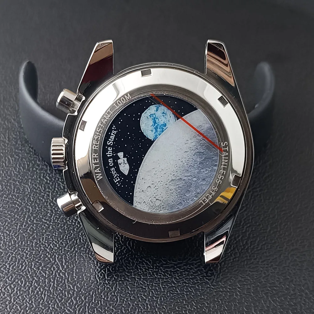 VK63 case 39.7MM case men's watch accessories quartz movement watch customization VK63 panda dial pointer watch accessories