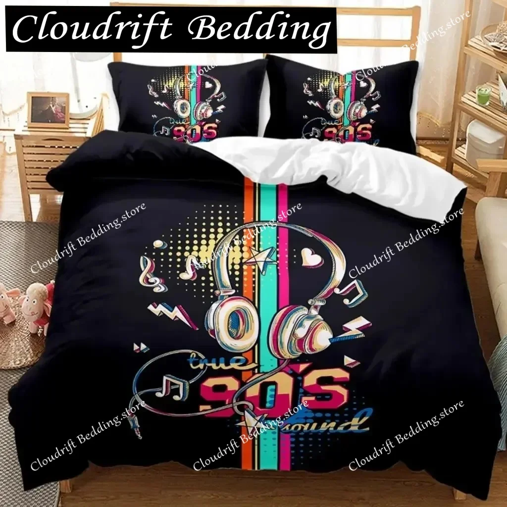 music-duvet-cover-set-cool-colorful-headset-bedding-set-kids-boys-girls-music-queen-king-size-polyester-3d-print-qulit-cover