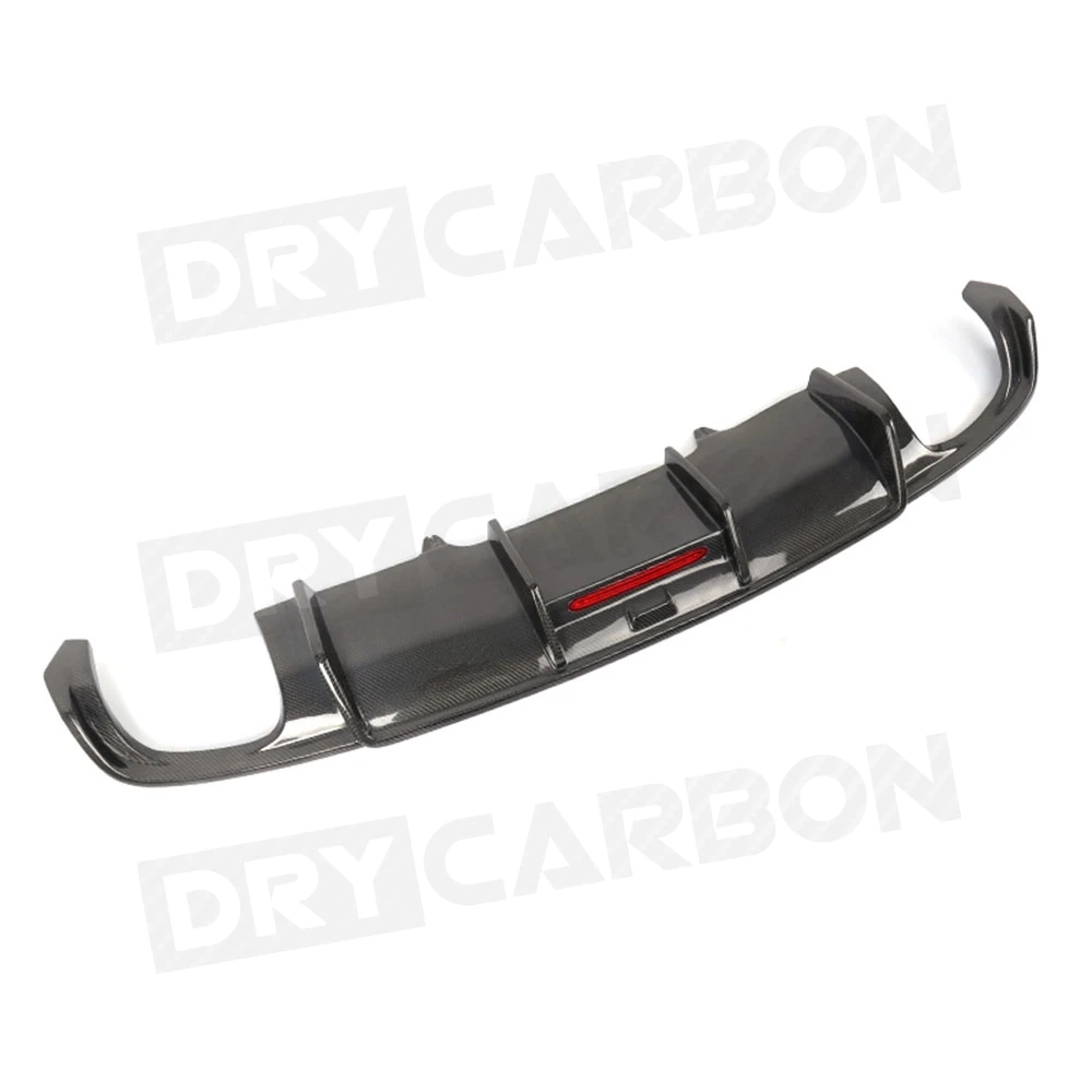 Задний бампер из углеродного волокна, диффузор для губ, комплекты кузова, аксессуары для Audi A4 S4 B9 Sline 2017-2019, не для стандартного спойлера A4