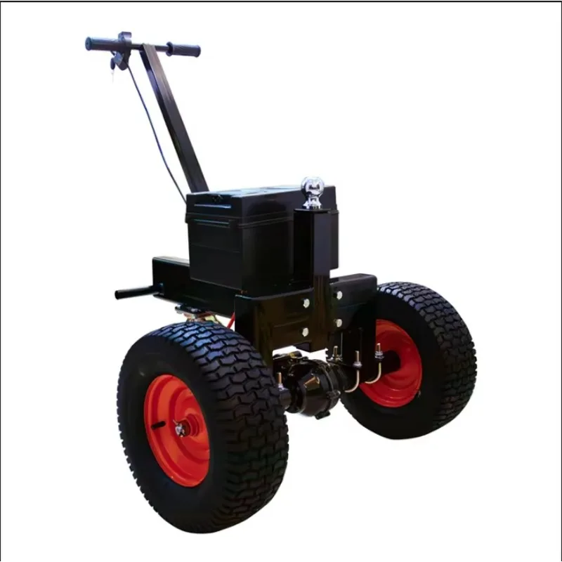 5000lbs Four-Wheel Dolly Industrial Electric Trailer Mover 48V Self-Propelled for Marine and Construction Applications