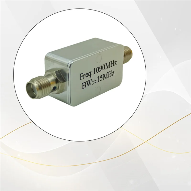 Filtro passa-banda de filtro RF 1090Mhz com carcaça blindada Filtro passa-baixo para sistemas de radar de comunicações sem fio