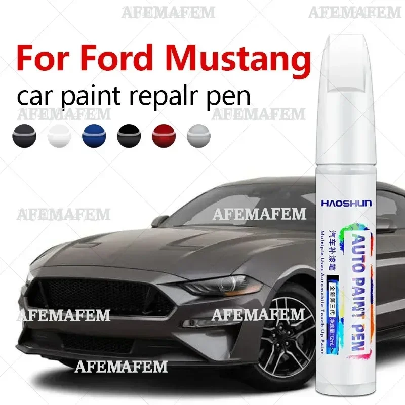 For Ford Mustang 1979-2025 Fox Body SN95 S197 S550 Paint Repair Pen Touch Up Scratch Remover DIY Auto Accessories Black White