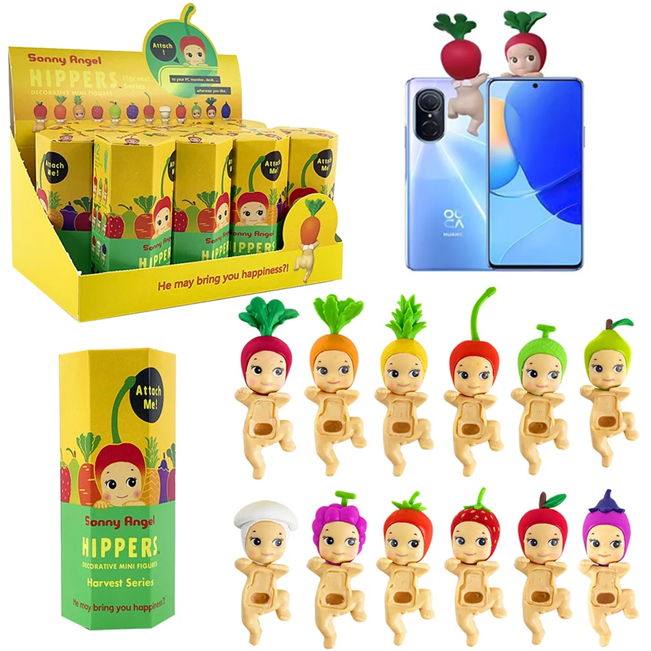 Sonny Angel Box Harvest Series Fruit And Vegetable Anime Figures Ornaments Dolls Fans Children Gift