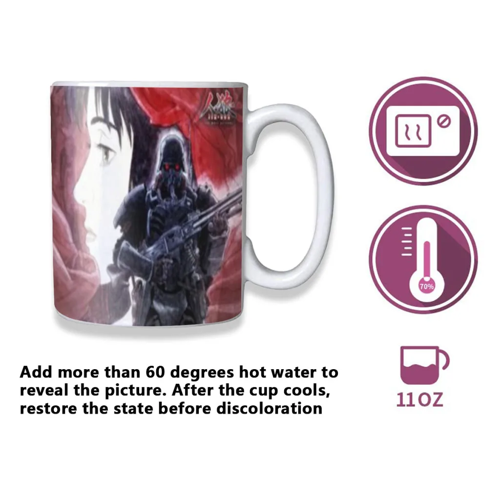 Jin Roh Classic Coffee Mugs Cup Color Changed Mug Heat Sensitive Tea Cup Coffee Mug Gift Mug Drop Shipping