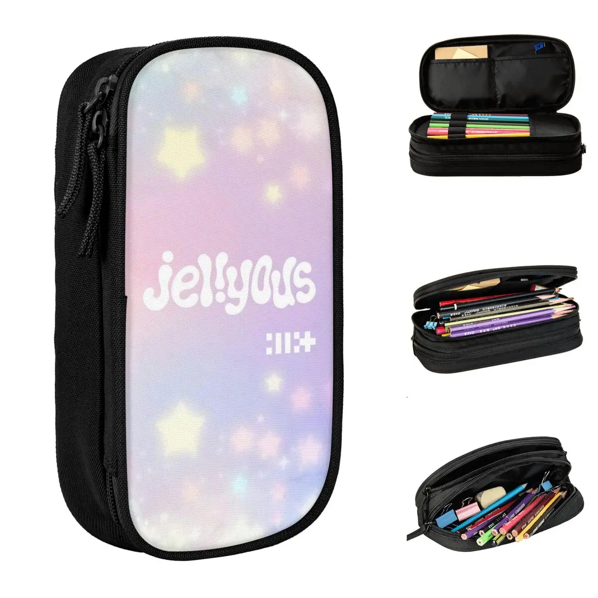 

Illits Kpop Girl Group пенал классический держатель для ручек сумки для детей большое хранилище для студентов школьные подарки пеналы