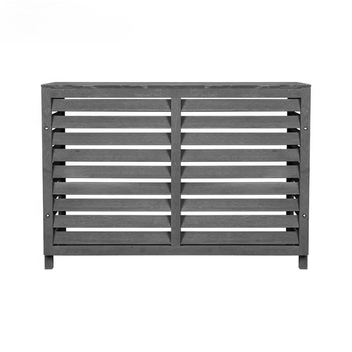 Decorative heat pump outdoor unit cover Metal aluminum alloy air conditioner external unit protective cover