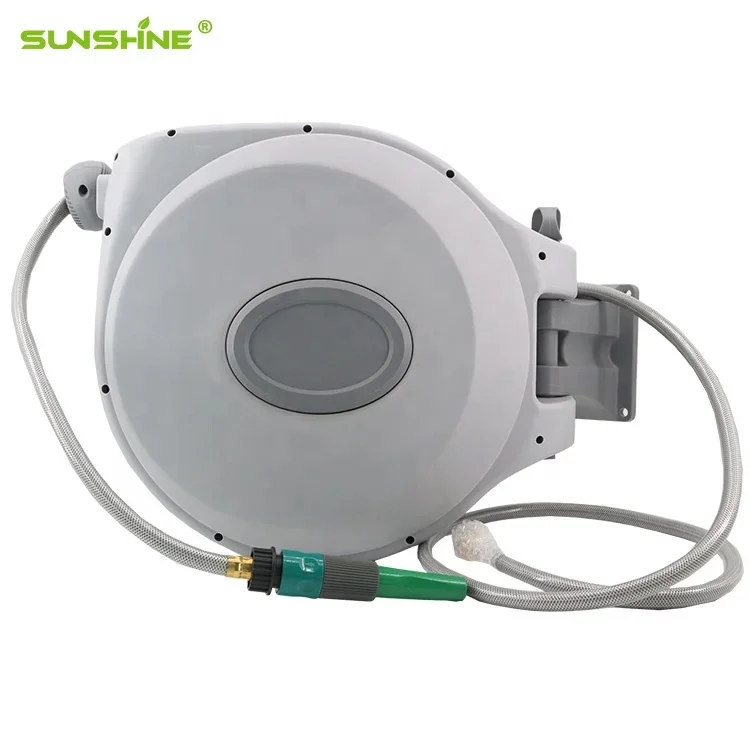 

SUNSHINE Garden Hose Reel Storage Up To 20m Hose Plastic Metal hose reel